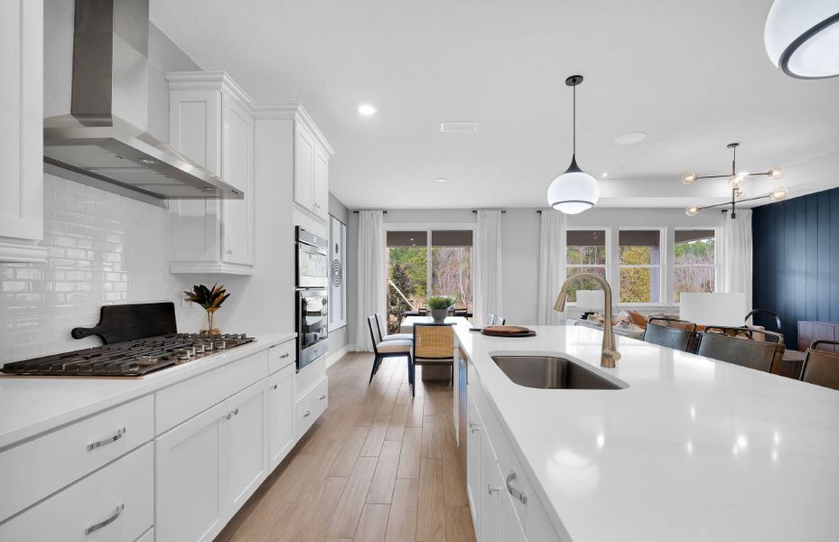 Furnished interior view inside a new home in Avondale at Avenir, Palm Beach Gardens (Image 5).