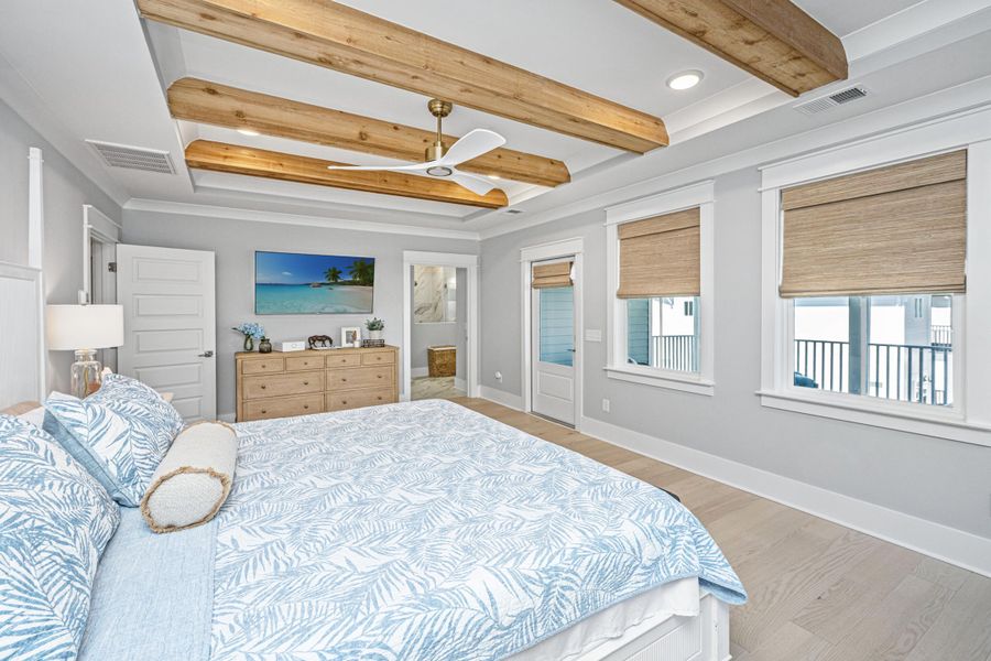 Furnished interior view inside a new home in , Charleston (Image 13).