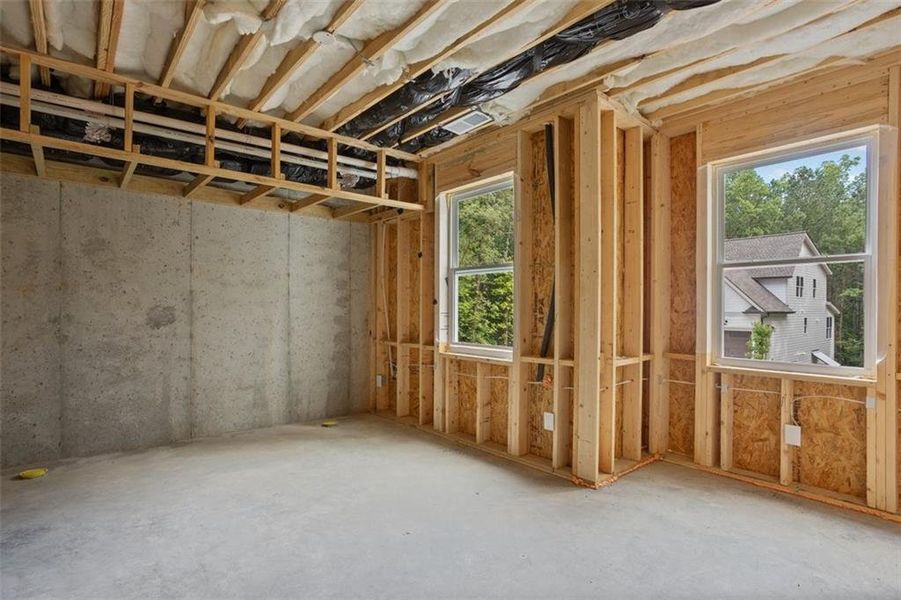 In-progress construction of a new home in , Canton, GA (Image 53).