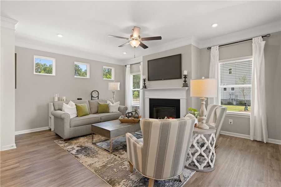 Furnished interior view inside a new home in Hillcrest Park, Ringgold (Image 34).