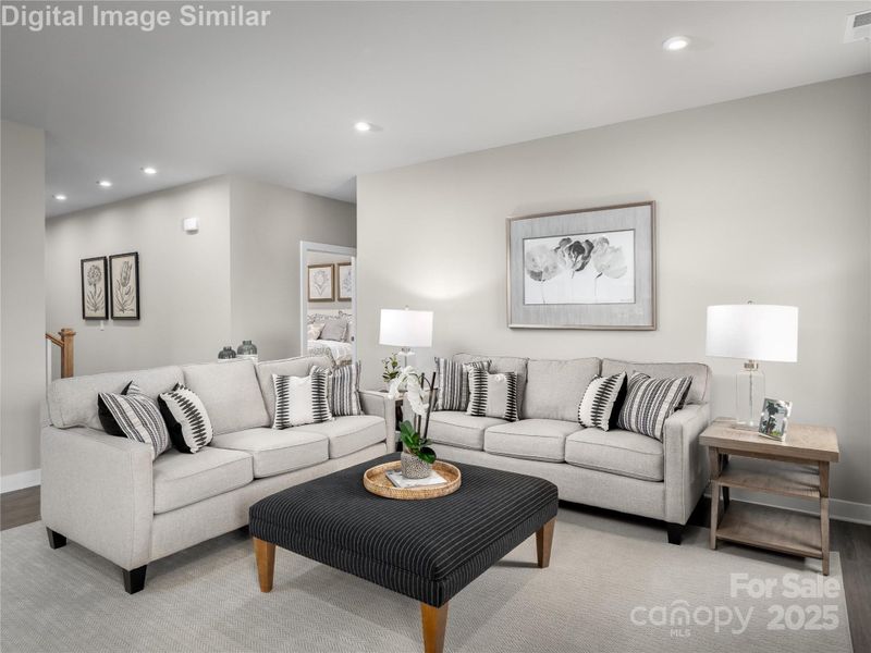 Spacious and inviting — this living room comfortably fits two full-size sofas and a large center table, making it perfect for relaxing, entertaining, or gatherings. Spacious and inviting — this living room comfortably fits two full-size sofas and a large center table, making it perfect for relaxing, entertaining, or gatherings.