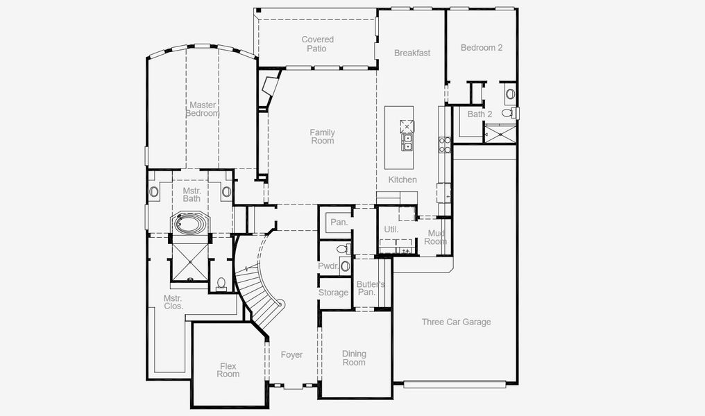 2D floor plan layout for the Dimmitt (4573-HL-60) by Coventry Homes in Dunham Pointe 70', Cypress, TX (Image 13). 2D floor plan layout for the Dimmitt (4573-HL-60) by Coventry Homes in Dunham Pointe 70', Cypress, TX (Image 13).
