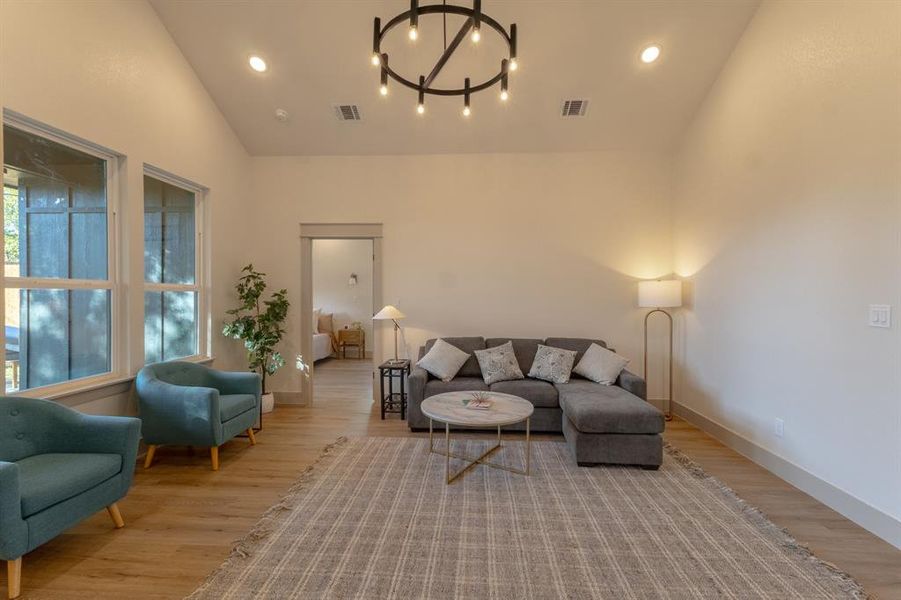 Furnished interior view inside a new home in , Fort Worth (Image 12).