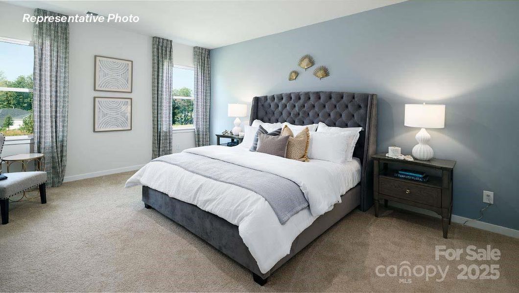 Furnished interior view inside a new home in Sonoma Hills, Charlotte (Image 24).