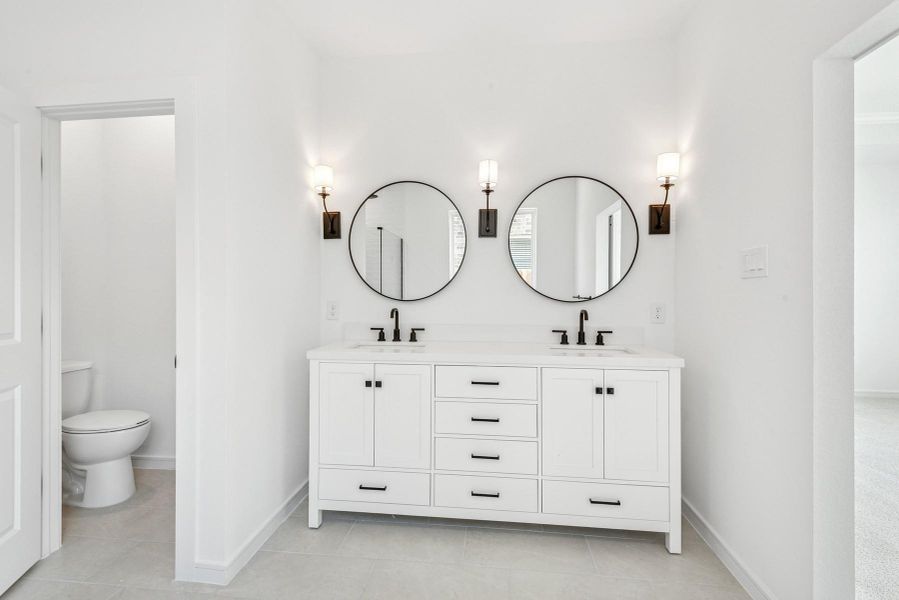 Furnished interior view inside a new home in Harvest Pointe, Needville (Image 6).