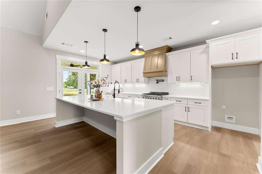 Furnished interior view inside a new home in , Cumming (Image 5). Furnished interior view inside a new home in , Cumming (Image 5).