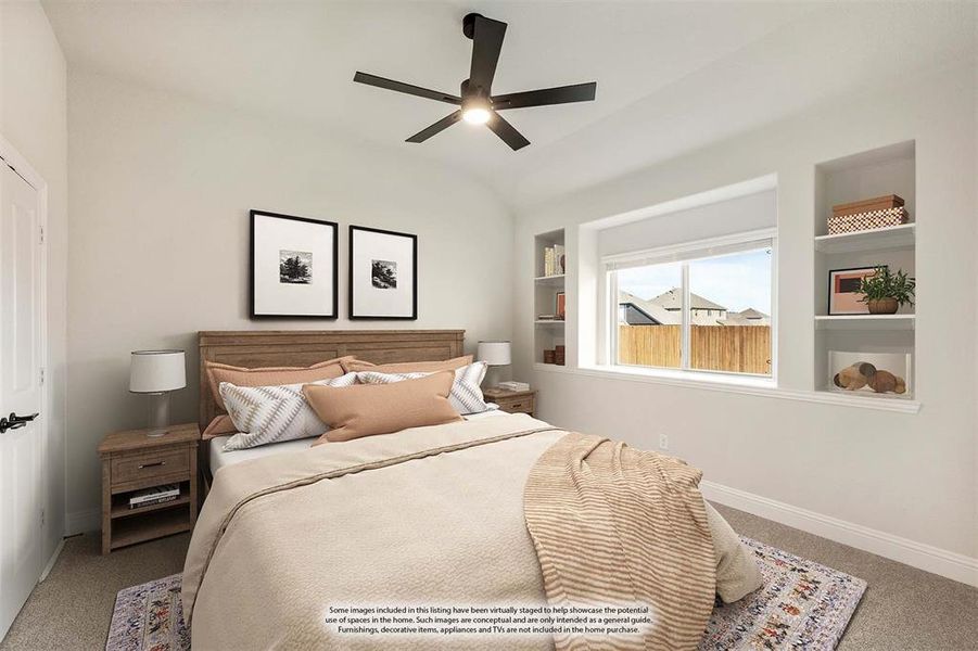 Furnished interior view inside a new home in Stone River Glen 60s, Royse City (Image 11).