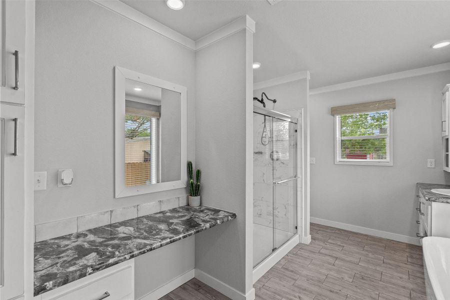 Furnished interior view inside a new home in , Santa Fe (Image 32).
