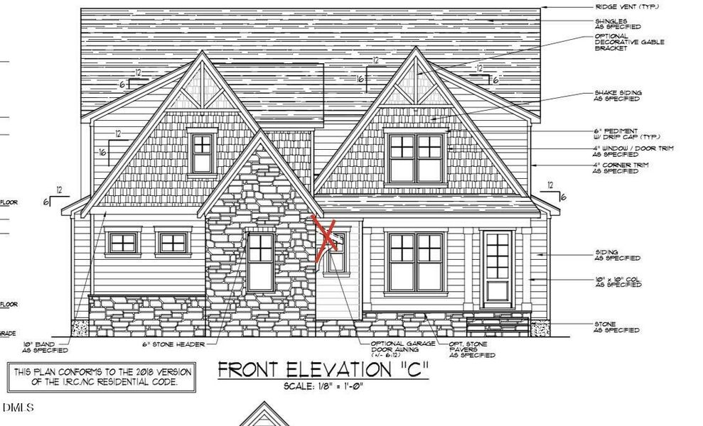 Front Elevation 1 Front Elevation 1
