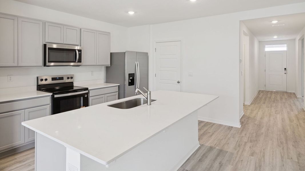 Furnished interior view inside a new home in Hawthorne Ranch Townhome, Lakeland (Image 6). Furnished interior view inside a new home in Hawthorne Ranch Townhome, Lakeland (Image 6).