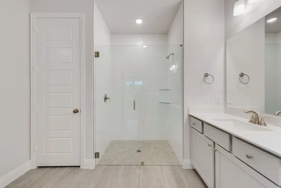 Furnished interior view inside a new home in Valencia On The Lake, Little Elm (Image 13).
