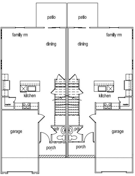 2D floor plan layout of this home in Sibley Village Townhomes, Sumter, SC (Image 3).