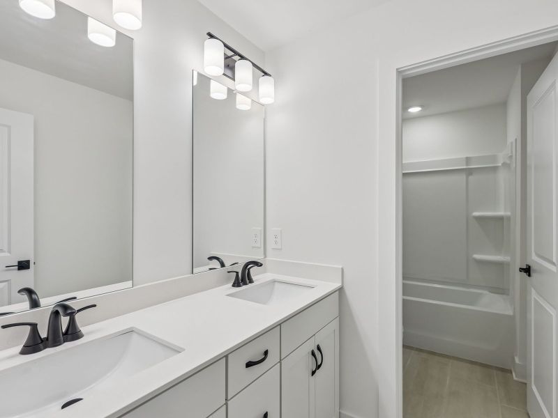 Furnished interior view inside a new home in Station Hill - Reserve Series, Franklin (Image 6).
