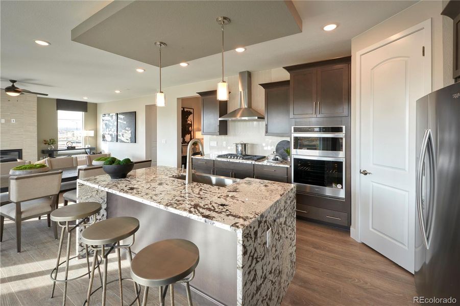 Furnished interior view inside a new home in , Aurora (Image 12).