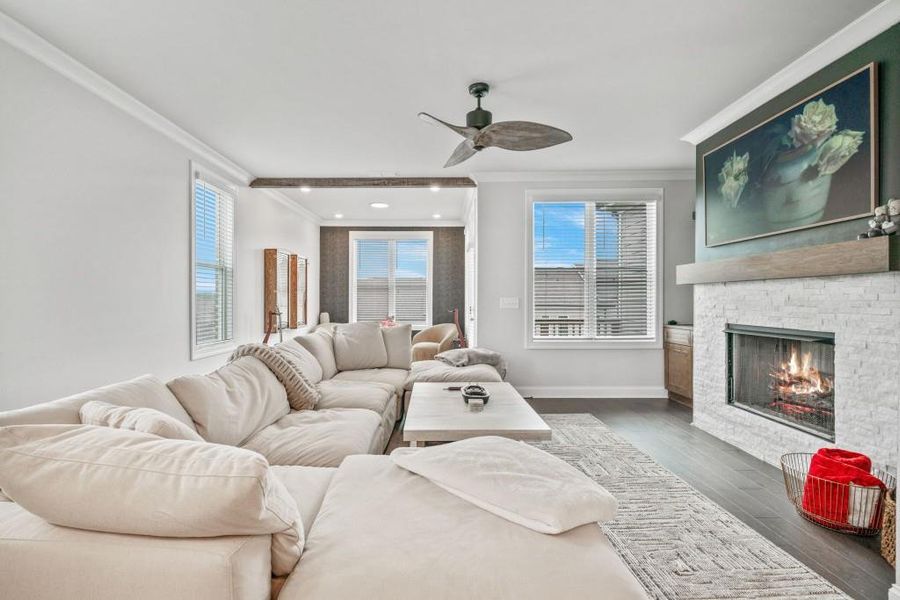 Furnished interior view inside a new home in Millcroft Townhomes, Buford (Image 14).