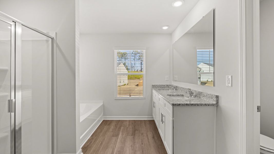 Furnished interior view inside a new home in Southwind Village, Evans (Image 9).