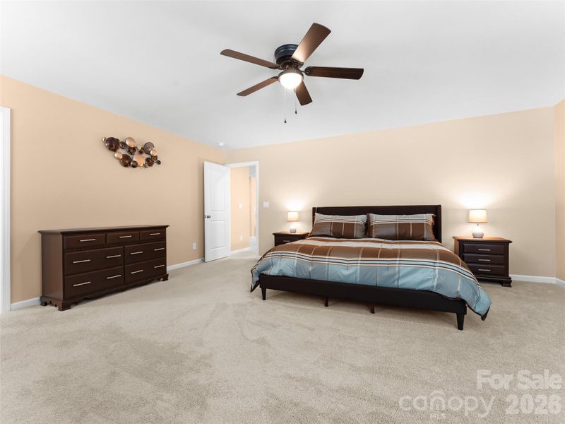Furnished interior view inside a new home in Tap Root Farms, Fletcher (Image 18).