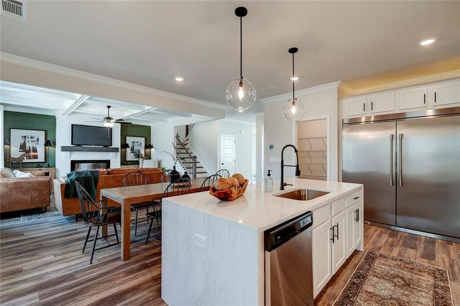 Furnished interior view inside a new home in Summerlin, Winder (Image 19). Furnished interior view inside a new home in Summerlin, Winder (Image 19).