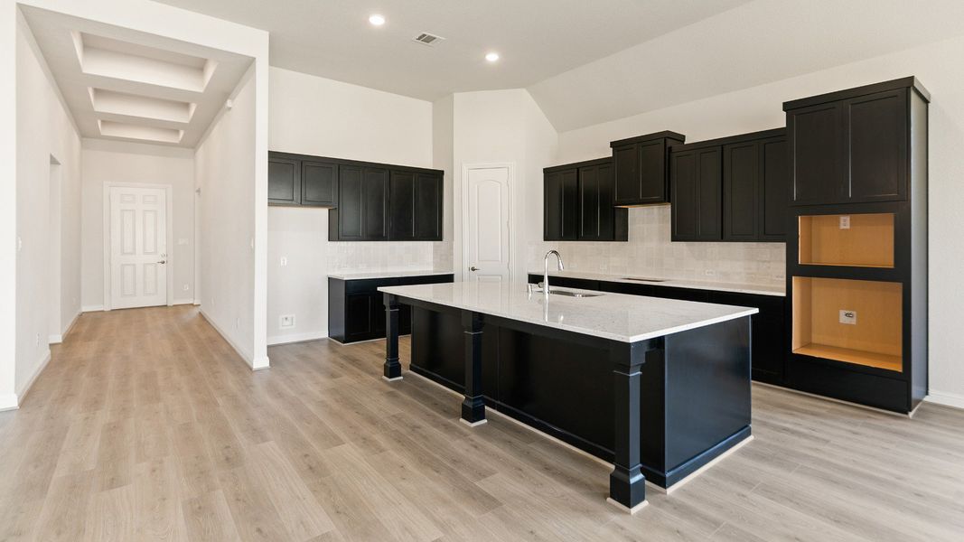Representative furnished interior of a home built from the Yale by DRB Homes in Brookewater, Rosenberg (Image 8).