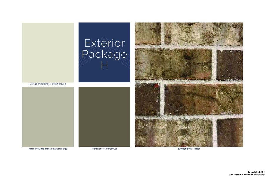 Sample of building materials used in homes in Mesquite Ridge, San Antonio (Image 24).
