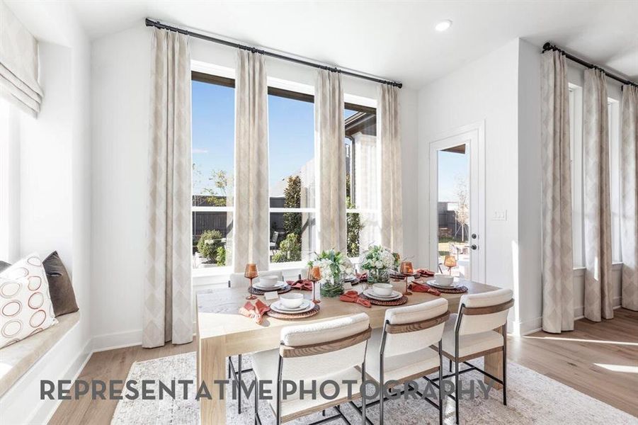 Furnished interior view inside a new home in Wildflower Ranch, Dish (Image 5).