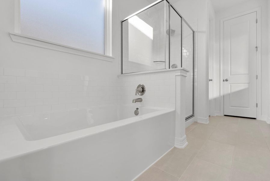 Furnished interior view inside a new home in Westland Ranch, League City (Image 9).