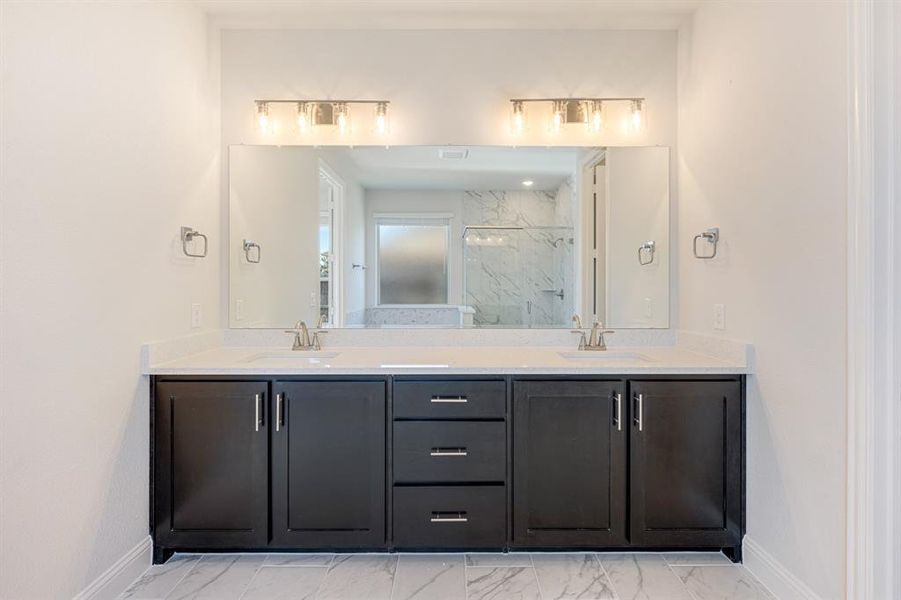 Furnished interior view inside a new home in Hayes Crossing, Midlothian (Image 10).