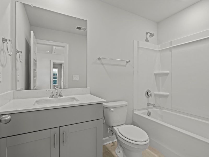 Furnished interior view inside a new home in Village at White Pine, Pendleton (Image 5).