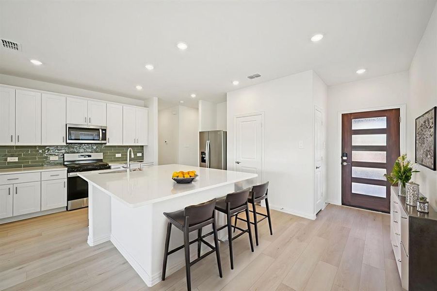 Furnished interior view inside a new home in Eastridge - Spring Series, McKinney (Image 11).