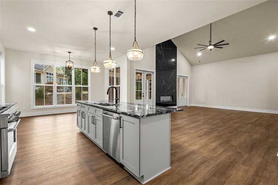 Furnished interior view inside a new home in , Eatonton (Image 14). Furnished interior view inside a new home in , Eatonton (Image 14).
