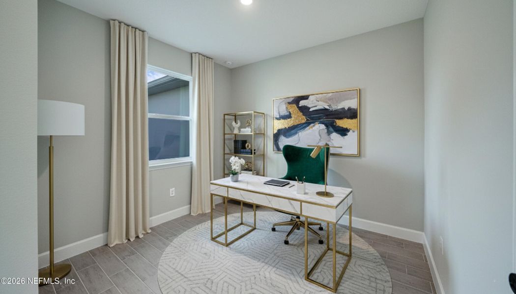 Furnished interior view inside a new home in , Palm Coast (Image 15).