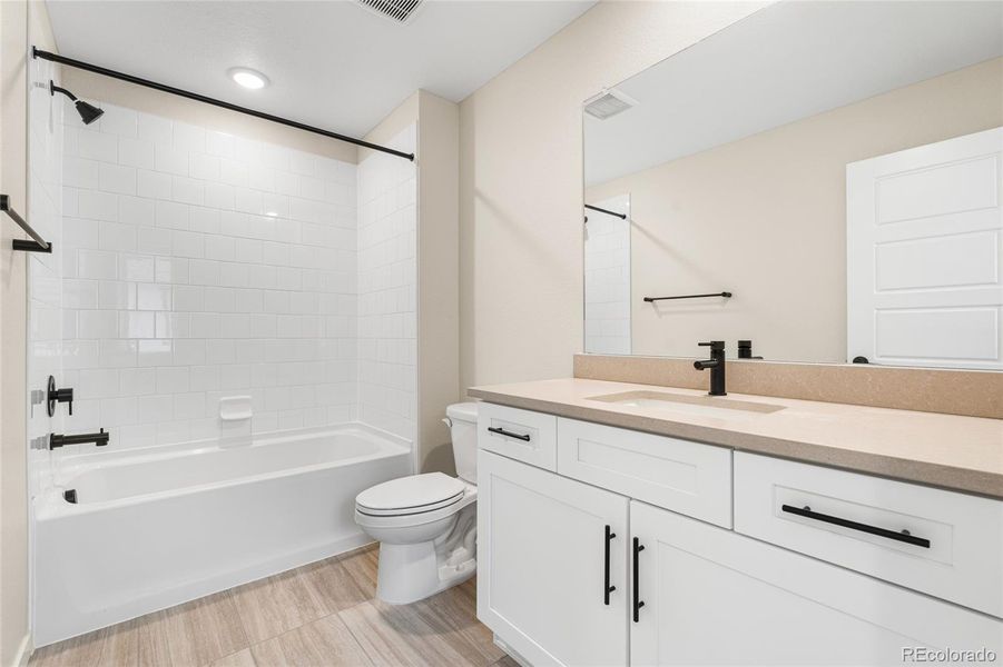Furnished interior view inside a new home in Barefoot Village, Longmont (Image 8).