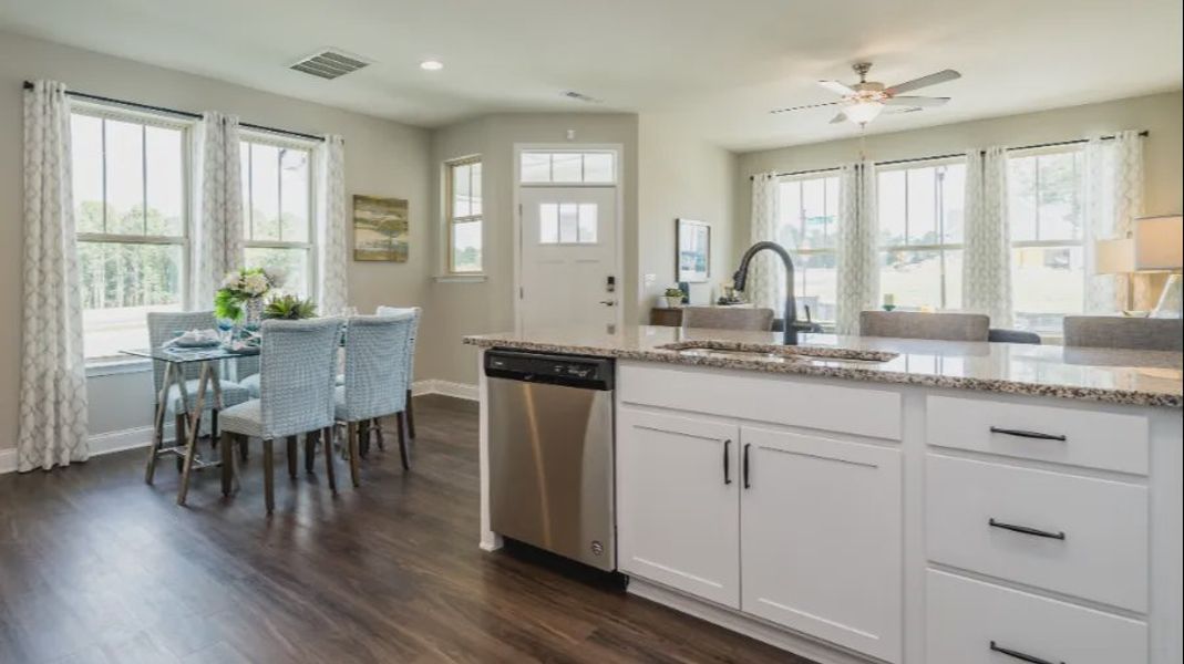 Representative furnished interior of a home built from the Winchester by DRB Homes in Trailside at Drayton Mills, Spartanburg (Image 17).