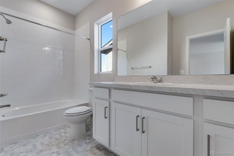 Furnished interior view inside a new home in Reunion Ridge, Commerce City (Image 14).