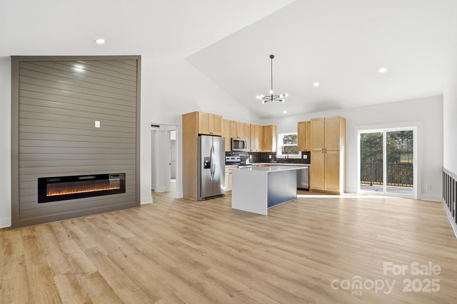 Furnished interior view inside a new home in , Statesville (Image 9).