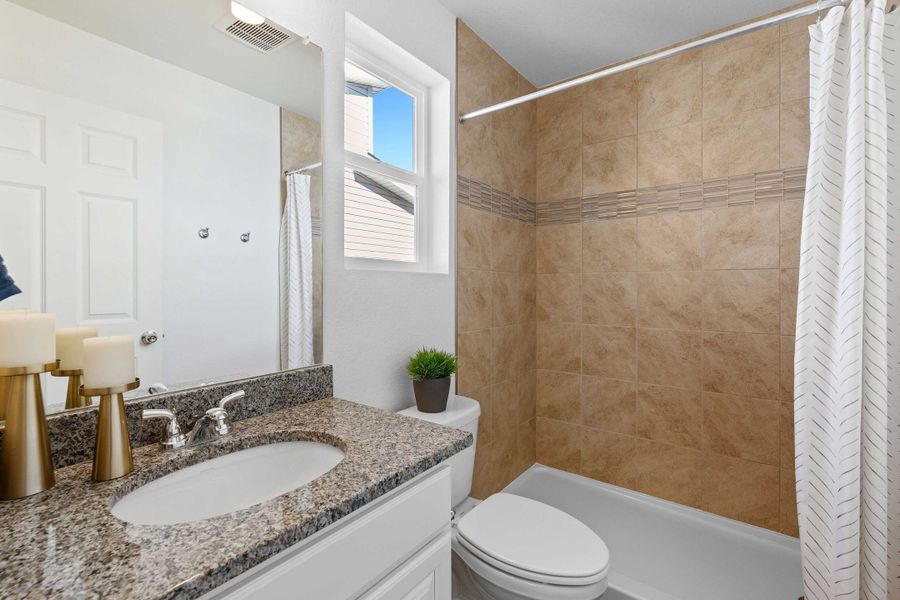 Furnished interior view inside a new home in Banning Lewis Ranch, Colorado Springs (Image 6).