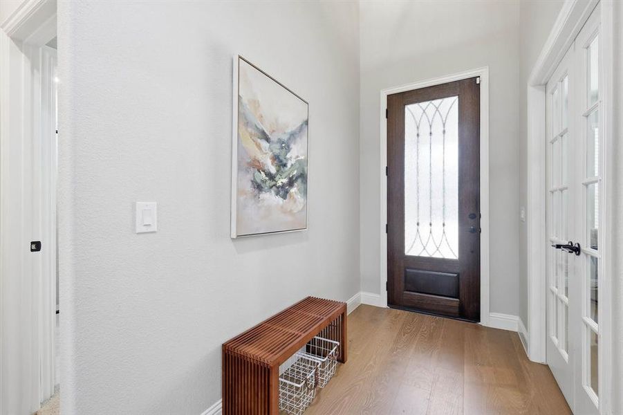 Furnished interior view inside a new home in Union Park, Little Elm (Image 19). Furnished interior view inside a new home in Union Park, Little Elm (Image 19).