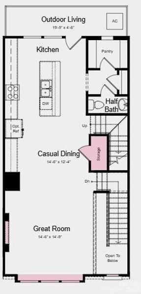 Additional Highlights Include: fireplace, storage at second level, bed & bath instead of flex, white kitchen cabinets, quartz counters, and shower ledge at primary bath