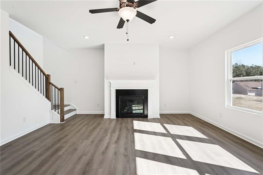 Spacious, unfurnished interior of a new home in Arbors at Richland Creek, Buford (Image 22). Spacious, unfurnished interior of a new home in Arbors at Richland Creek, Buford (Image 22).