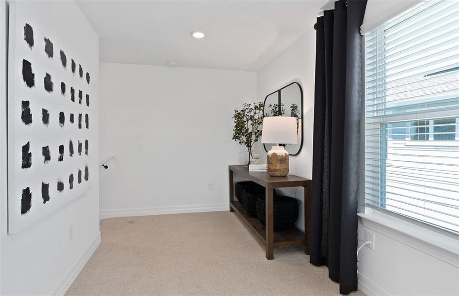 Model Home Design Only. Pictures and furnishings are for illustrative purposes only. Elevations, colors and options may vary. Furniture is for model home staging only.?