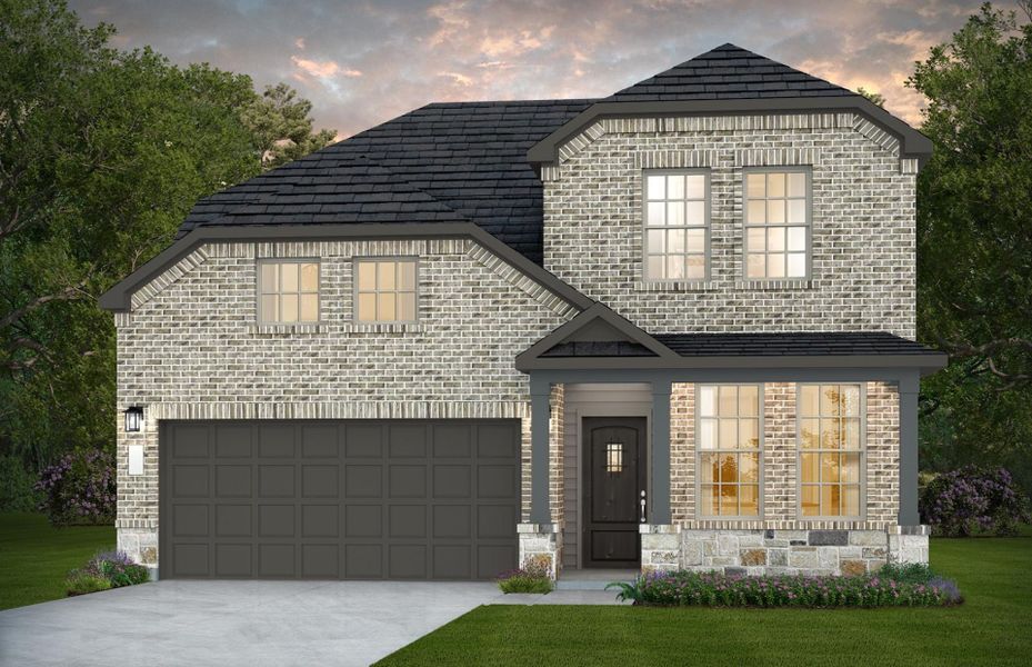 Representative exterior photo of a completed home built from the Idalou by Pulte Homes in Windcress, Cove, TX (Image 16). Representative exterior photo of a completed home built from the Idalou by Pulte Homes in Windcress, Cove, TX (Image 16).