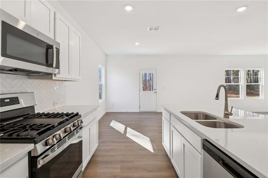 Furnished interior view inside a new home in The Pointe at Heron Bay, Locust Grove (Image 7).