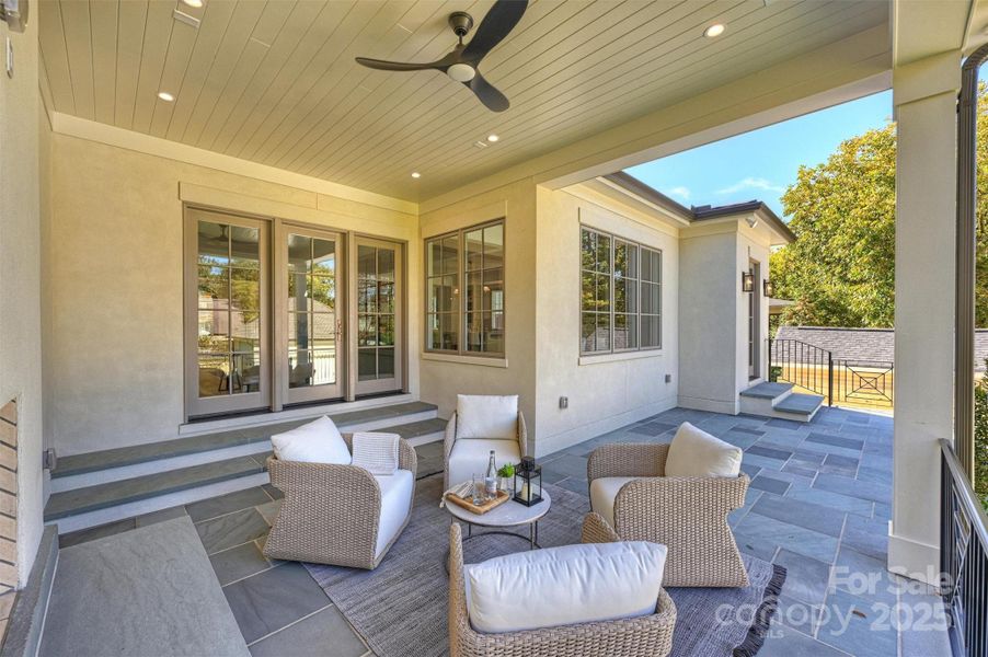 Exterior details and patio area of a home in , Charlotte (Image 25). Exterior details and patio area of a home in , Charlotte (Image 25).
