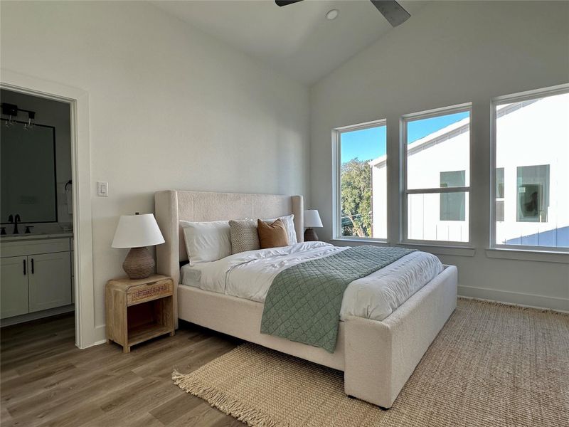 Furnished interior view inside a new home in , Houston (Image 16). Furnished interior view inside a new home in , Houston (Image 16).