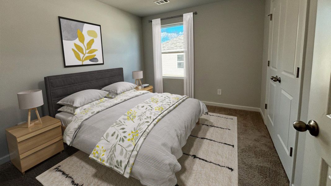 Furnished interior view inside a new home in Saddle Trace, Lewisburg (Image 9).