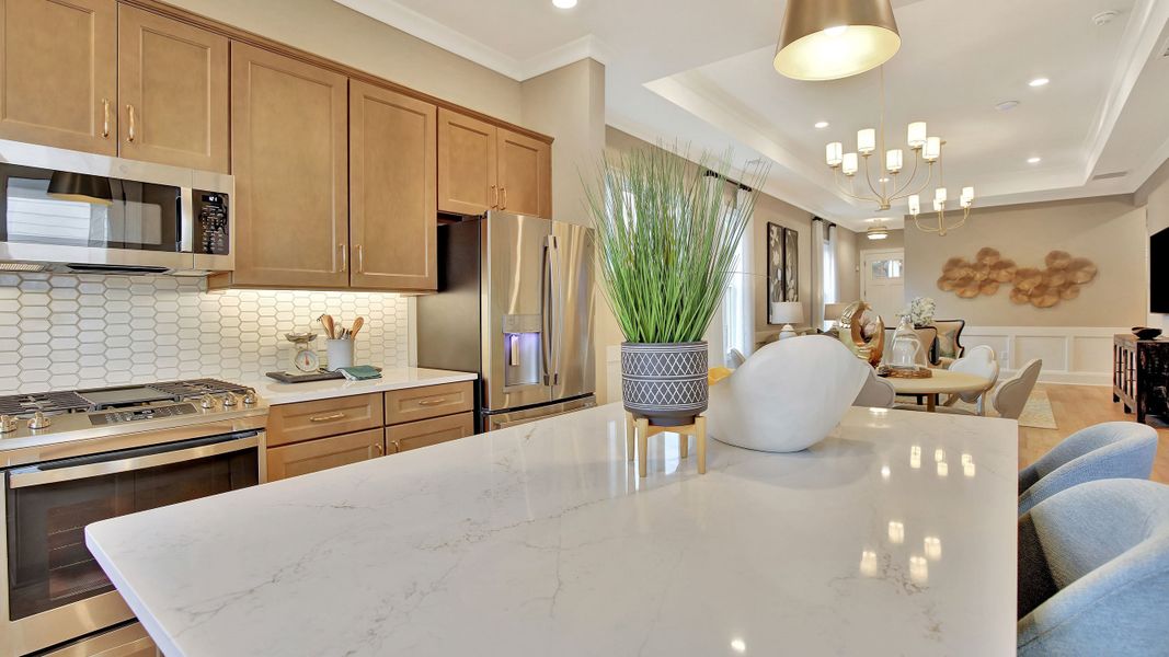 Beverly Floorplan Island Kitchen | Model images from sister community Beverly Floorplan Island Kitchen | Model images from sister community