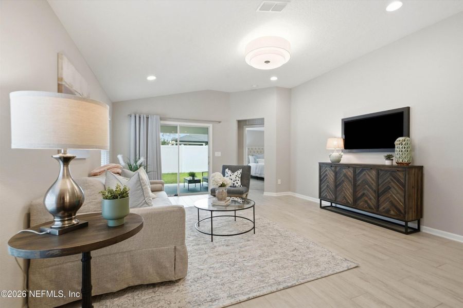 Furnished interior view inside a new home in , St. Augustine (Image 15).