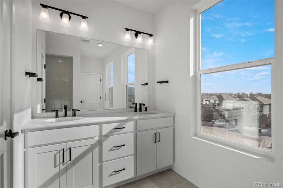 Furnished interior view inside a new home in Trailside at Cottonwood Creek, Colorado Springs (Image 12).