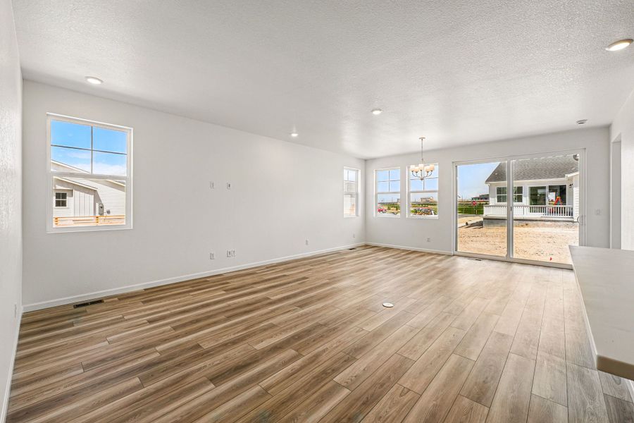 Representative unfurnished interior of a home built from the The Castlewood by Taylor Morrison in The Aurora Highlands Landmark Collection, Aurora (Image 17).