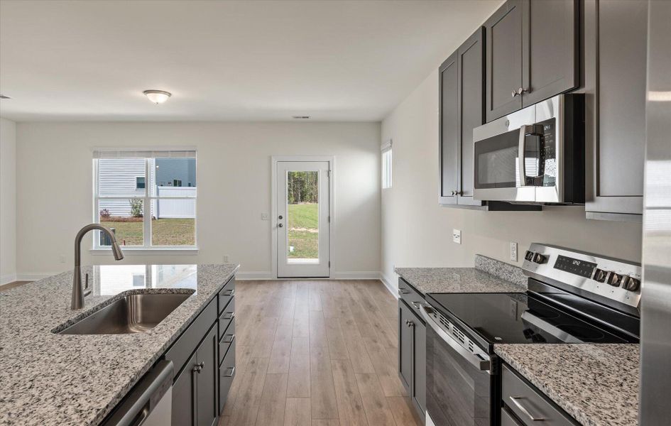 Furnished interior view inside a new home in The Landings at Montague, Goose Creek (Image 11).